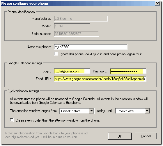 Silent Sync Phone Settings